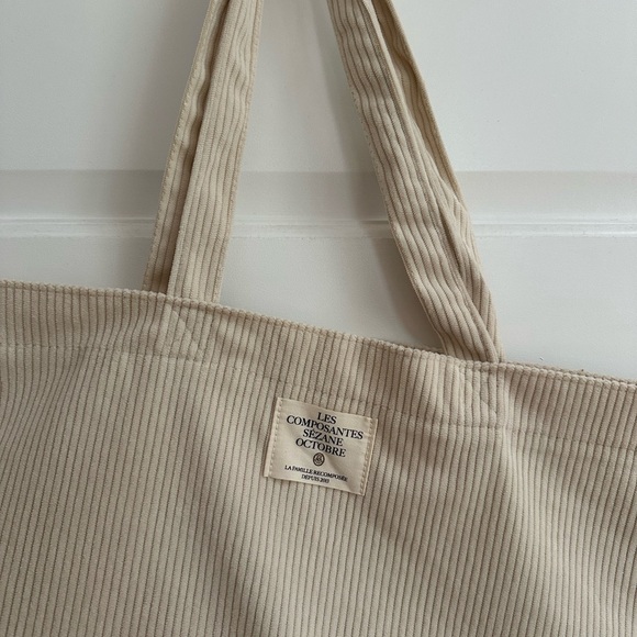 Sezane Courderoy Tote Bag - Picture 2 of 3